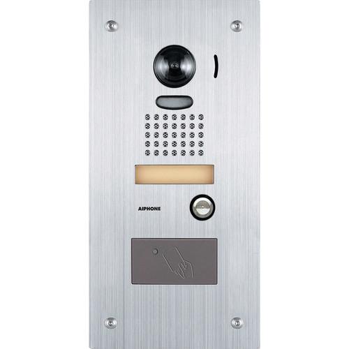 Aiphone JK-DVF-HID Vandal Resistant Color Video Door Station with Built-in Proximity Card Reader