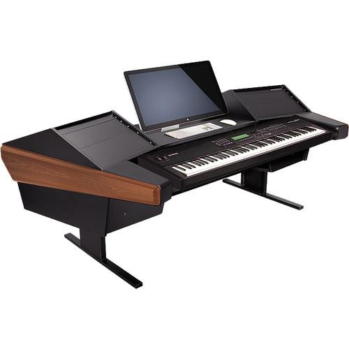 Argosy Dual 15K Keyboard Workstation Desk with DR800 8 Upper RU