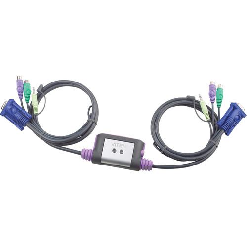 ATEN CS62A 2-Port PS 2 KVM Switch
