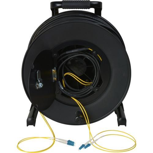Camplex 2-Channel Fiber Optic Tactical Cable Reel with LC Connectors