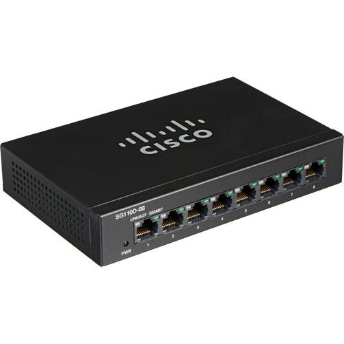 Cisco SG110D 110 Series 8-Port Unmanaged Network Switch