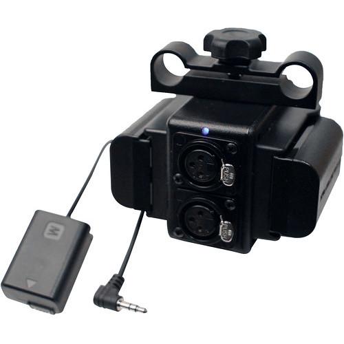 IndiPRO Tools Dual LP-E6 Power Grid & XLR Audio Box with NP-FW50 Dummy Battery