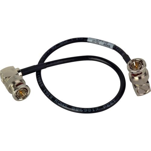 Laird Digital Cinema Single-Channel 6G-2K HD-SDI Viewfinder Cable with Right Angle BNC Connectors for AJA CION Camera