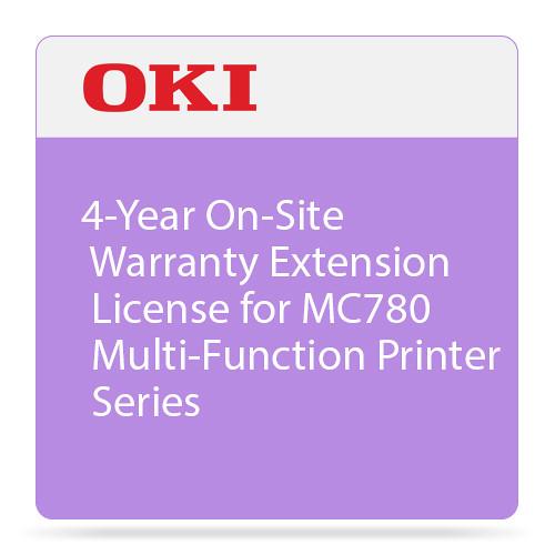 OKI 4-Year On-Site Warranty Extension Program for MC780 Series Printers