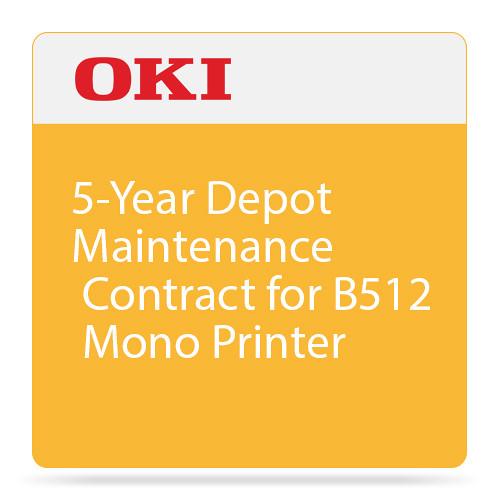 OKI 5-Year Depot Maintenance Contract for B512 Mono Printer