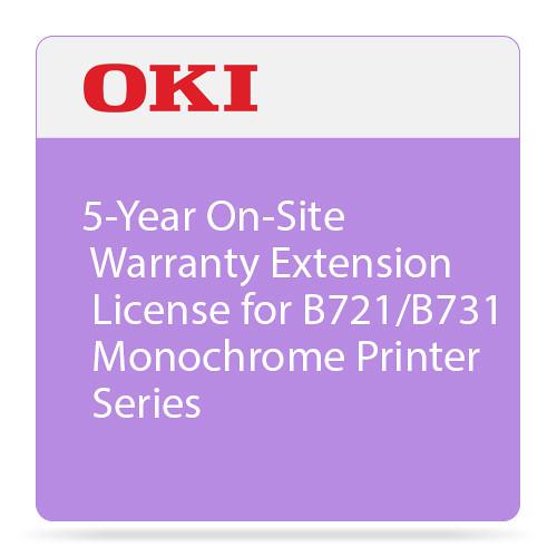 OKI 5-Year On-Site Warranty Extension Program for B721 B731 Series Printers
