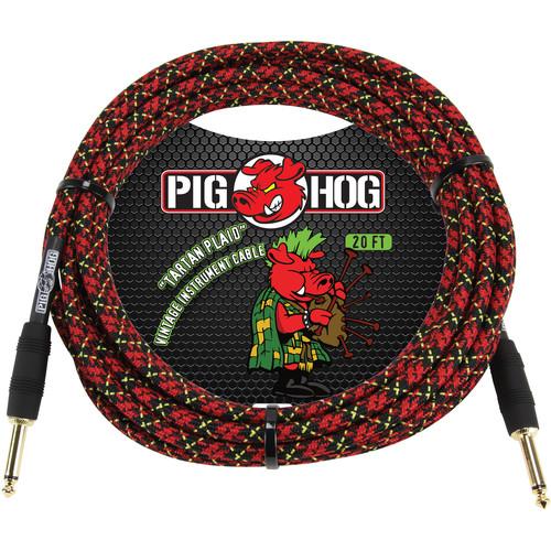 Pig Hog Vintage-Series Woven Instrument Cable