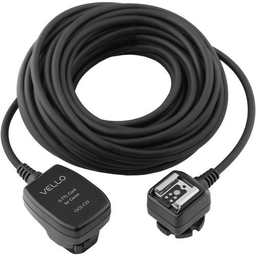 Vello Off-Camera TTL Flash Cord for Canon Cameras