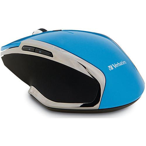 Verbatim Wireless Notebook 6-Button Deluxe Blue LED Mouse