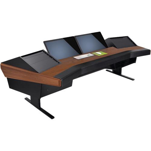 Argosy Dual 15L Workstation Desk with DR800 8 Upper RU