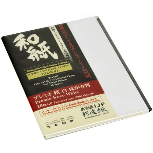Awagami Factory Premio Kozo White Fine-Art Inkjet Paper