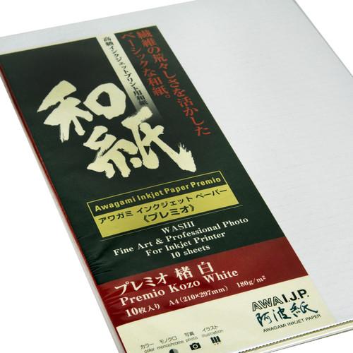 Awagami Factory Premio Kozo White Fine-Art Inkjet Paper