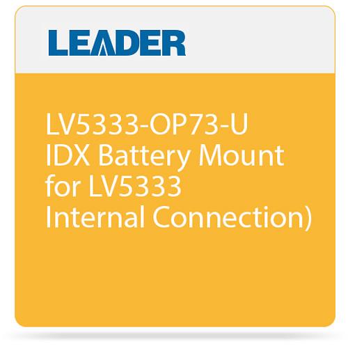 Leader LV5333-OP73-U IDX Battery Mount for LV5333