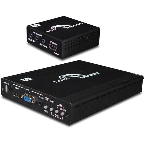 Link Bridge 5Play HDBaseT HDMI VGA Scaling Transmitter & HDBaseT Lite Receiver Kit