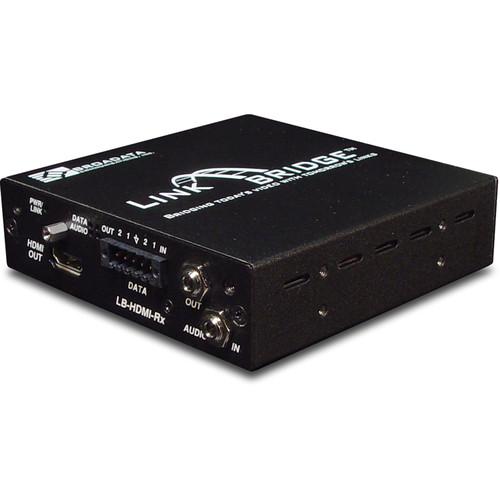 Link Bridge HDMI over Multi-Mode SC One-Fiber Receiver with Audio & Data