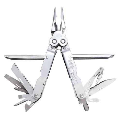 SOG PowerLock Multi-Tool with V-Cutter and Nylon Sheath