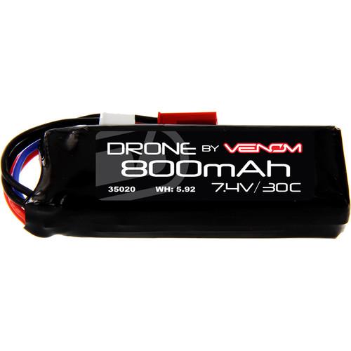 Venom Group 30C 2S 800mAh LiPo Micro Drone Battery with JST Connector