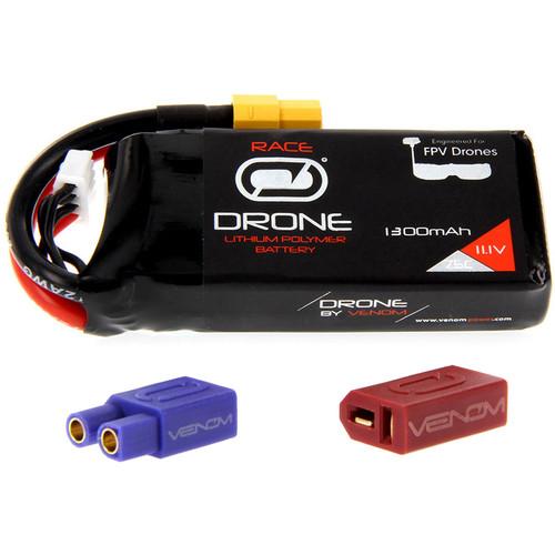 Venom Group 75C 1300mAh 3S 11.1V FPV Drone Racing LiPo Battery