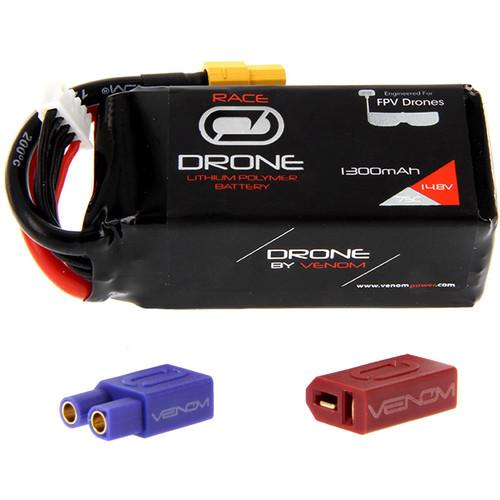 Venom Group 75C 1300mAh 4S 14.8V FPV Drone Racing LiPo Battery