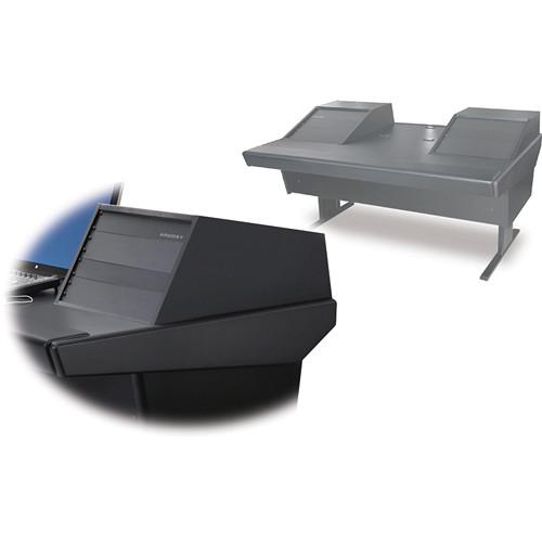 Argosy 70-70V2R Universal Workstation Desk with 25" Flat Desk Insert and Two VR1005 Front 10 RU & Rear 5 RU