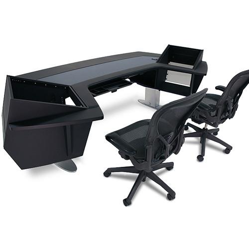 Argosy Aura 520 Personal Workstation Desk with 11 RU Space, Upper Left & Right