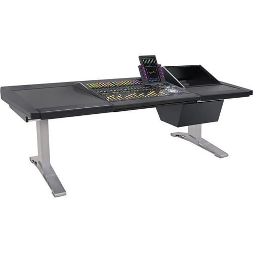 Argosy Eclipse 3-Bucket Console Workspace for Avid S6 Workstation with Left Side Desk Surface and Right Side 8 RU