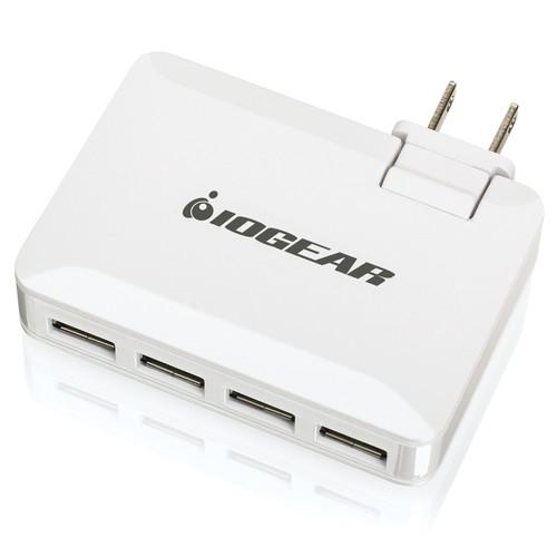 IOGEAR GearPower QuadSmart USB 4.2A Wall Charger