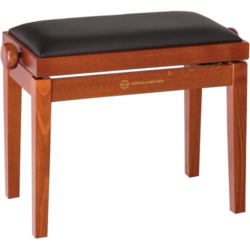 K&M 13740 Piano Bench Wooden Frame with Cherry Matte Finish