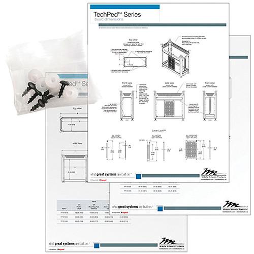 Middle Atlantic TP-MK1 Custom Finishing Millwork Kit for TechPed Series