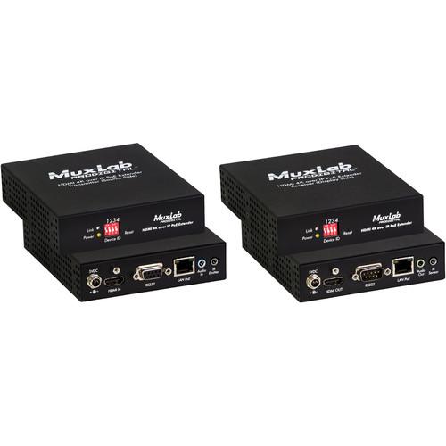 MuxLab ProDigital HDMI 4K over IP PoE Extender Kit