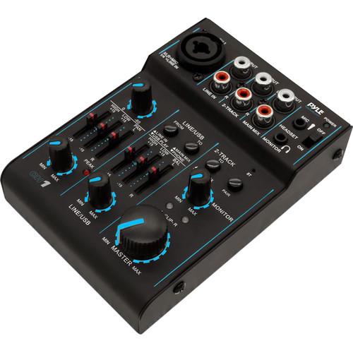 Pyle Pro Bluetooth-Enabled 3-Channel DJ Mixer
