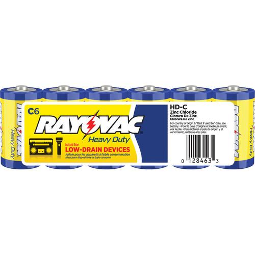 RAYOVAC Heavy-Duty C Zinc Chloride Batteries