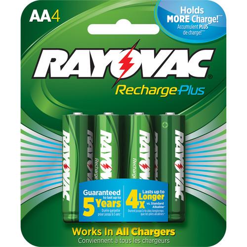 RAYOVAC Recharge Plus Rechargeable AA Battery