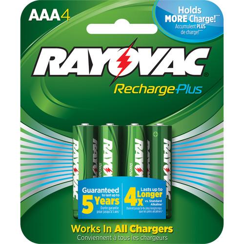 RAYOVAC Recharge Plus Rechargeable AAA Battery