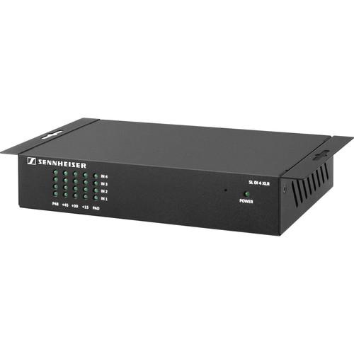 Sennheiser SL DI 4 XLR Four Input Dante Preamp & Interface