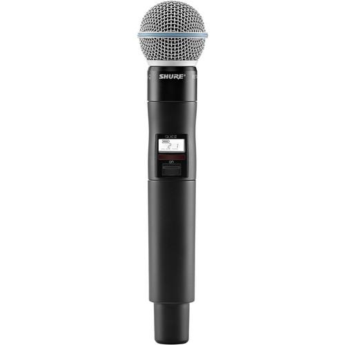 Shure QLXD2 Beta58A Handheld Wireless Microphone Transmitter