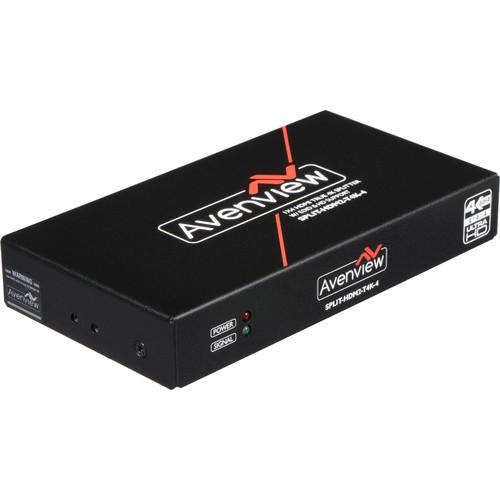 Avenview 1 x 4 HDMI True 4K & UHD Splitter with EDID