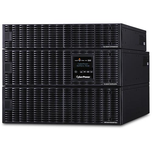 CyberPower Smart App Online Series 8U Rack Tower Sine Wave Double-Conversion UPS with Maintenance Bypass Switch & Step-Down Transformer