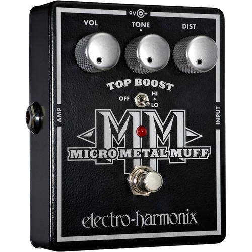 Electro-Harmonix Micro Metal Muff Distortion Pedal with Top Boost