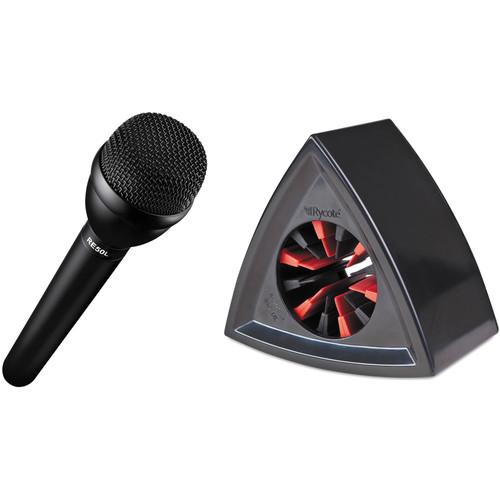 Electro-Voice RE50L Omnidirectional Broadcast Microphone with Rycote Mic Flag Kit