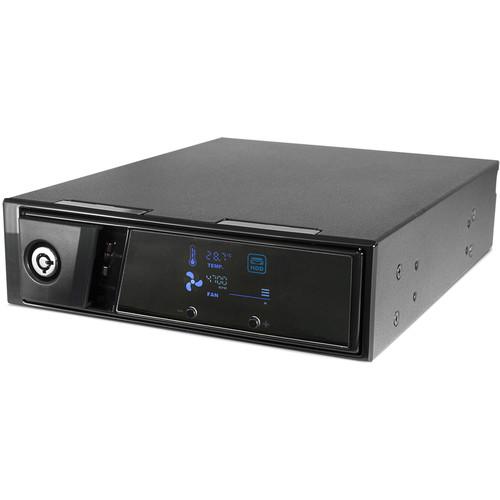 iStarUSA 5.25 to 3.5" SATA SAS 6 Gbps HDD Hot-Swap Rack with LCD