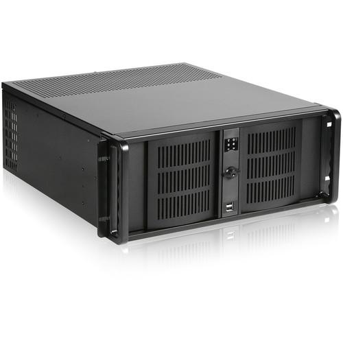 iStarUSA D-407L 4 RU High-Performance Rackmount Chassis with 500W Redundant Power Supply