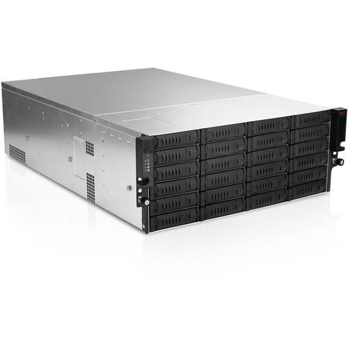 iStarUSA EX4M24 4 RU 24-Bay Storage Server Rackmount Chassis with 750W Redundant Power Supply