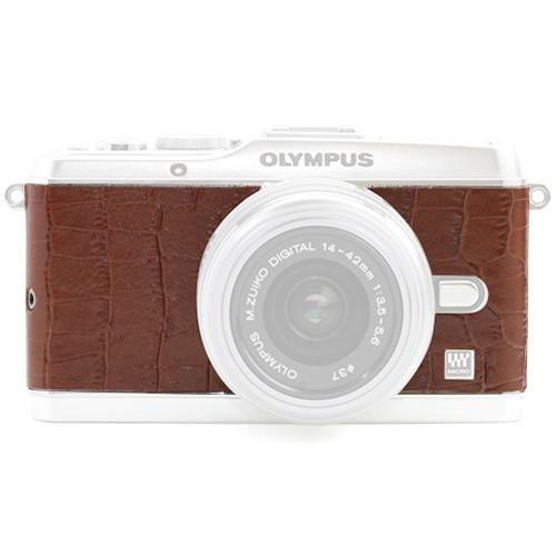 Japan Hobby Tool Camera Leather Decoration Sticker for Olympus PEN E-P3 Mirrorless Camera