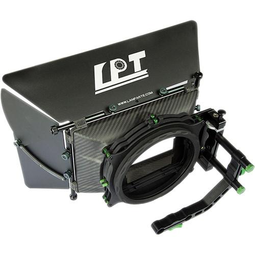 LanParte MB-0219 4 x 5.65" Rod-Mounted Swing-Away Matte Box for 19mm Rods