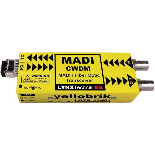 Lynx Technik AG MADI Optical to Coaxial Converter Transceiver for CWDM Wavelengths