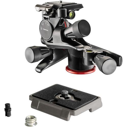 Manfrotto XPRO 3-Way, Geared Pan-and-Tilt Head Kit with 200PL-14 and 200PL Quick Release Plates
