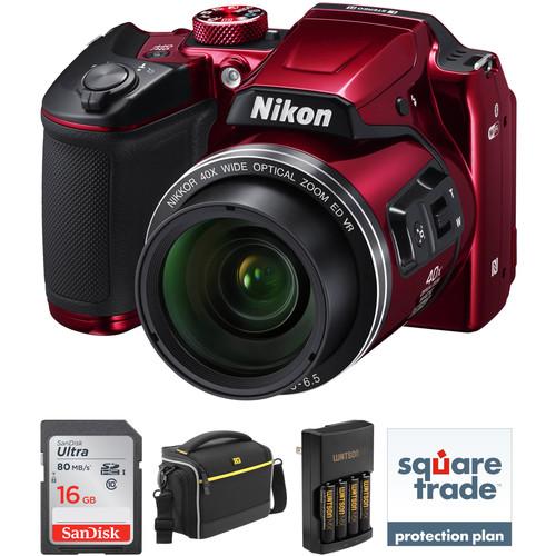 Nikon COOLPIX B500 Digital Camera Deluxe Kit