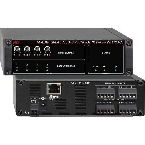 RDL RU-LB4P Line-Level Bi-Directional Network Interface