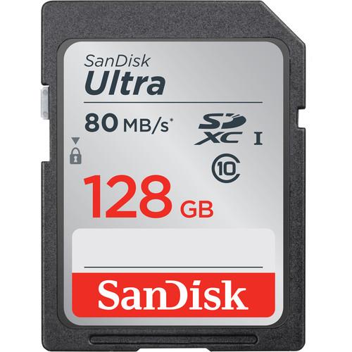 SanDisk 128GB Ultra UHS-I SDXC Memory Card